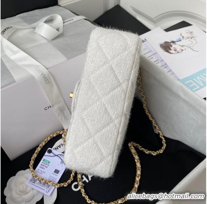 Wholesale Discount CHANEL SMALL FLAP BAG AS2819 White