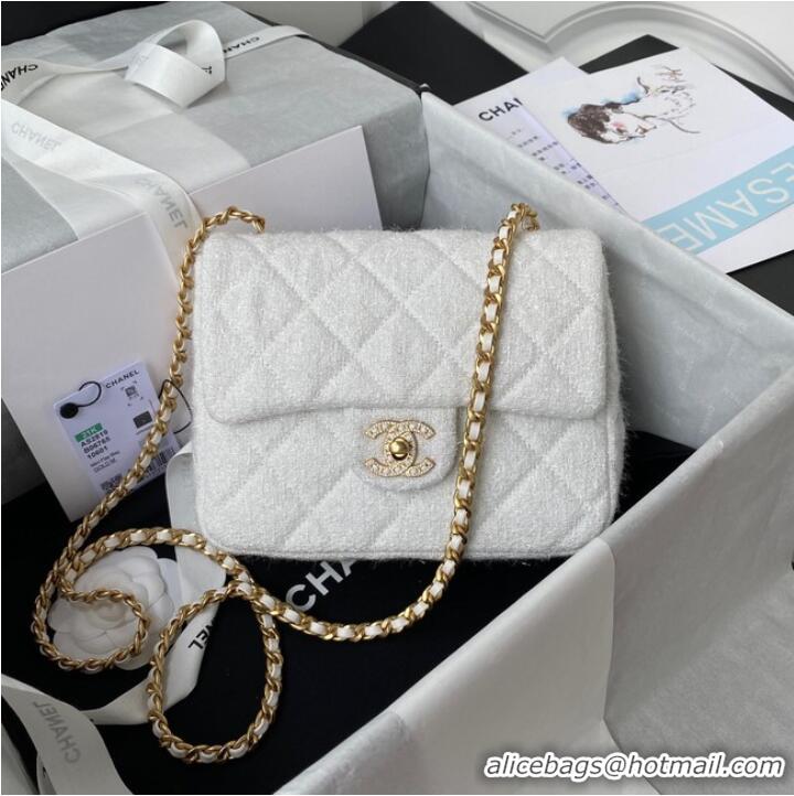 Wholesale Discount CHANEL SMALL FLAP BAG AS2819 White