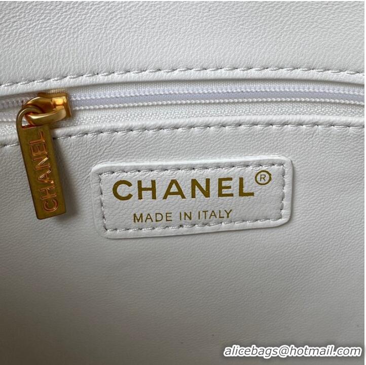 Wholesale Discount CHANEL SMALL FLAP BAG AS2819 White