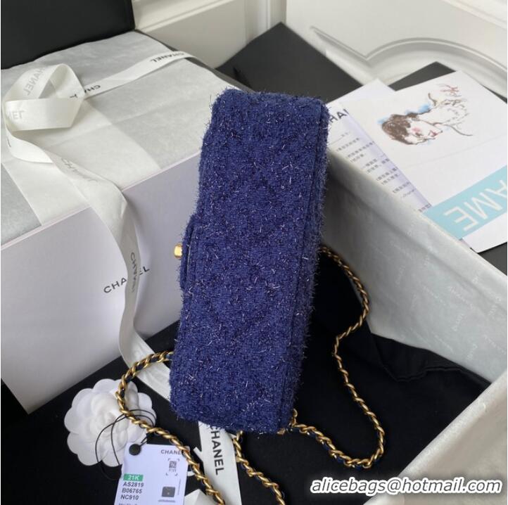 Inexpensive CHANEL SMALL FLAP BAG AS2819 blue