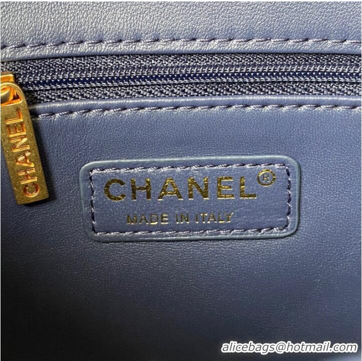 Inexpensive CHANEL SMALL FLAP BAG AS2819 blue