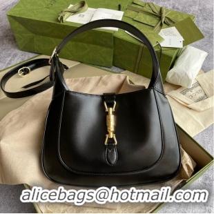 Buy Discount Gucci Vintage Jackie 1961 Original Leather Hobo Bag 636709 Black