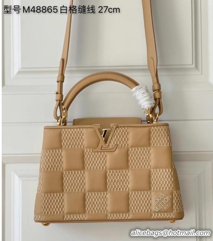 Cheap Wholesale Louis Vuitton CAPUCINES PM M48864 apricot