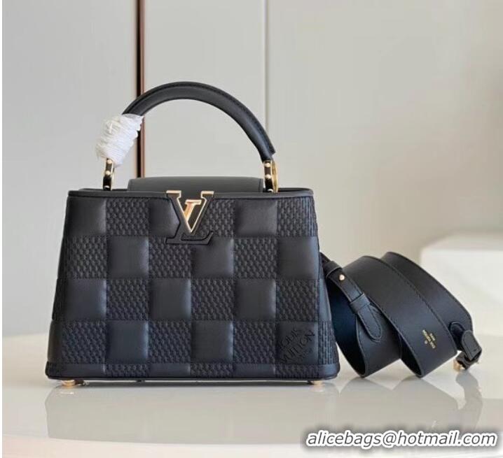 Cheapest Louis Vuitton CAPUCINES PM M48864 black