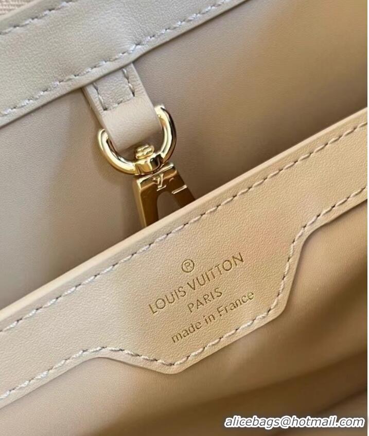 Luxury Classic Louis Vuitton CAPUCINES PM M48865 apricot