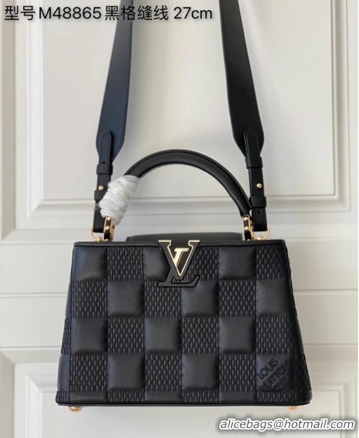 Discount Louis Vuitton CAPUCINES PM M48865 black