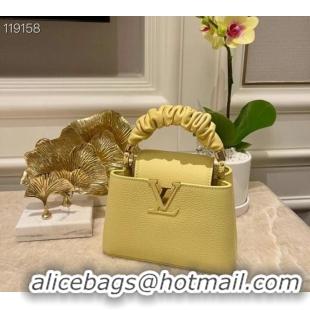 New Cheap Louis Vuitton CAPUCINES MINI M58586 Ginger Yellow