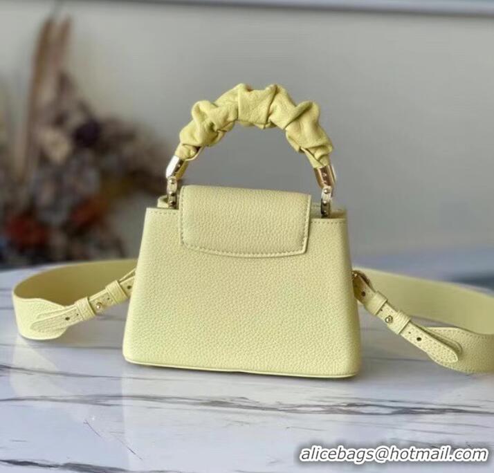 New Cheap Louis Vuitton CAPUCINES MINI M58586 Ginger Yellow