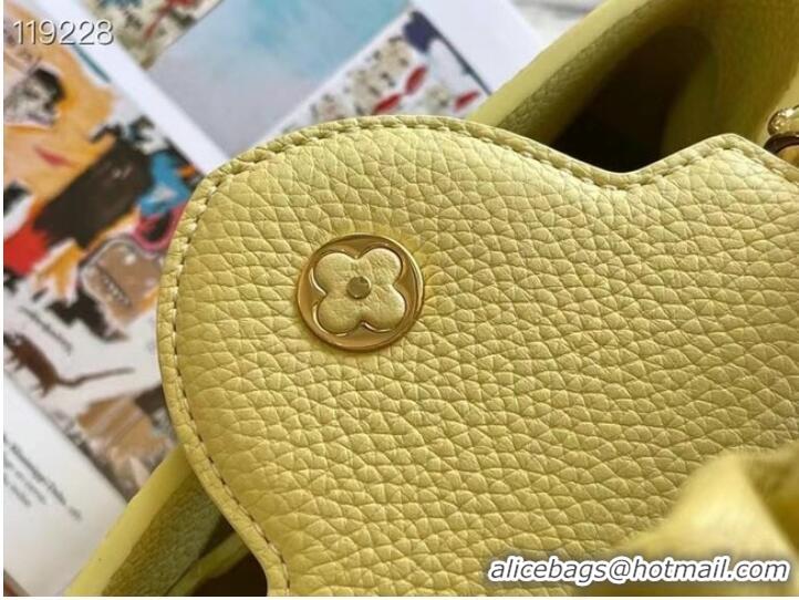 Cheap Classic Louis Vuitton CAPUCINES PM M58587 Ginger Yellow