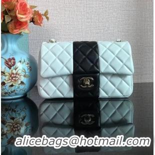 Top Grade Chanel Classic Flap Shoulder Bag Original Sheepskin leather A01116 White&Black