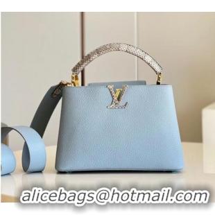 New Style Louis Vuitton CAPUCINES PM M97980 light blue