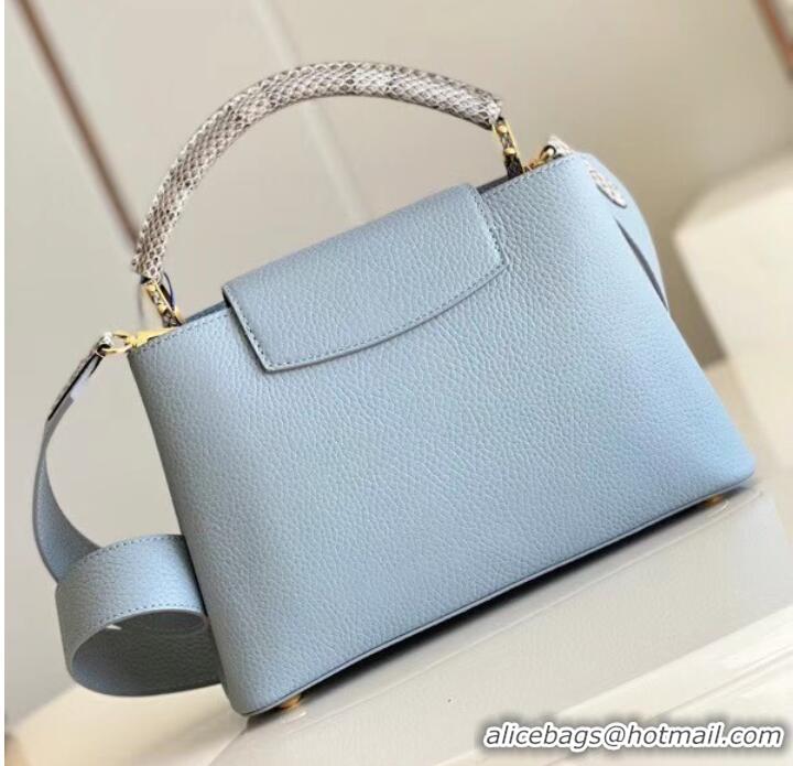 New Style Louis Vuitton CAPUCINES PM M97980 light blue