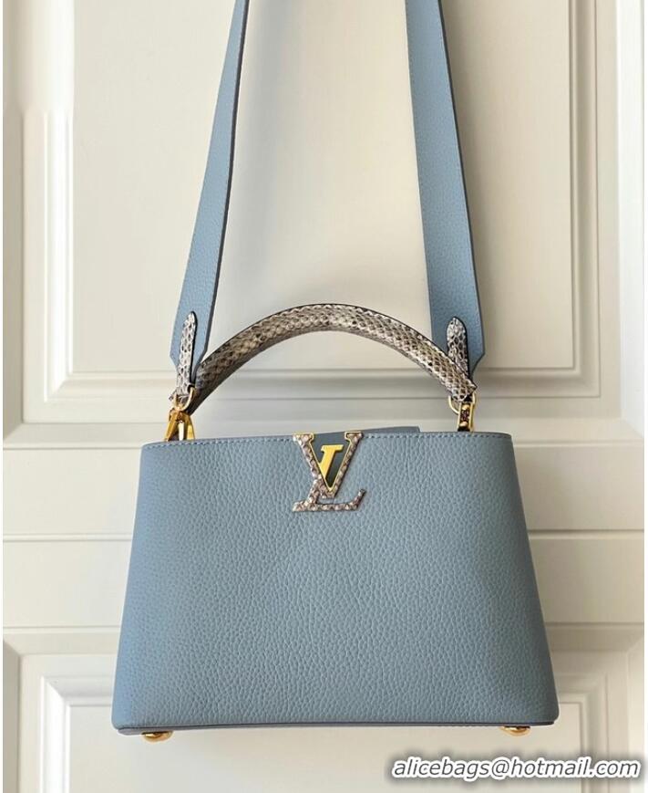 New Style Louis Vuitton CAPUCINES PM M97980 light blue