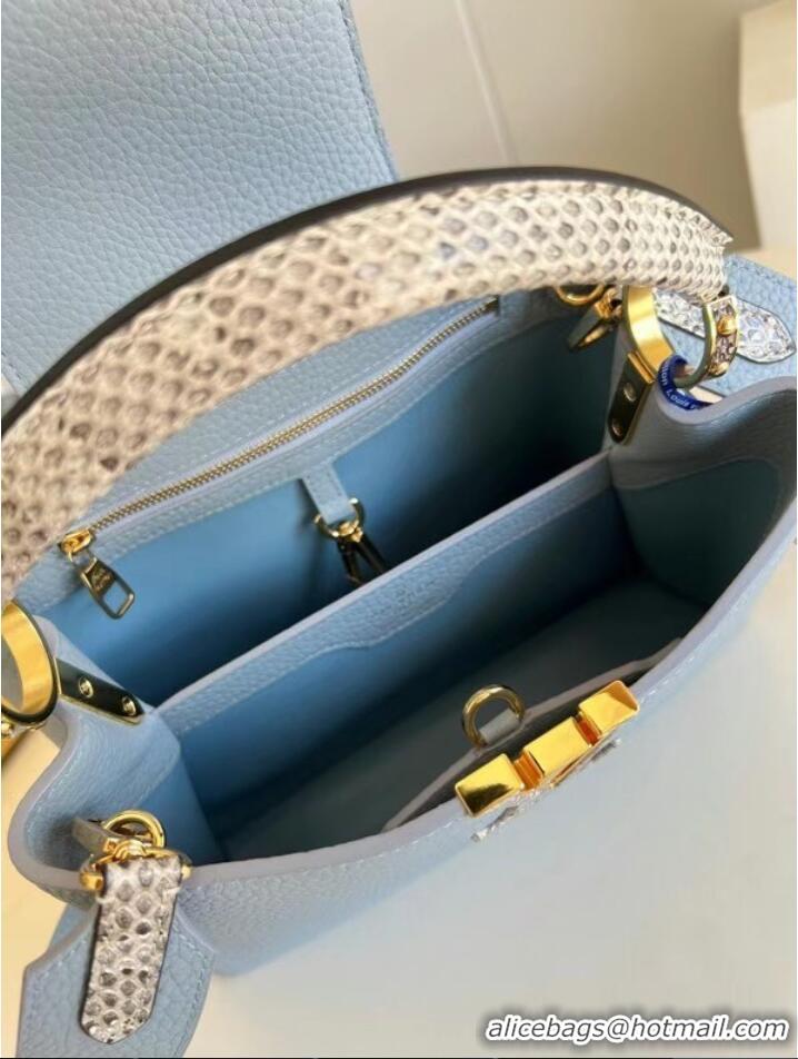 New Style Louis Vuitton CAPUCINES PM M97980 light blue