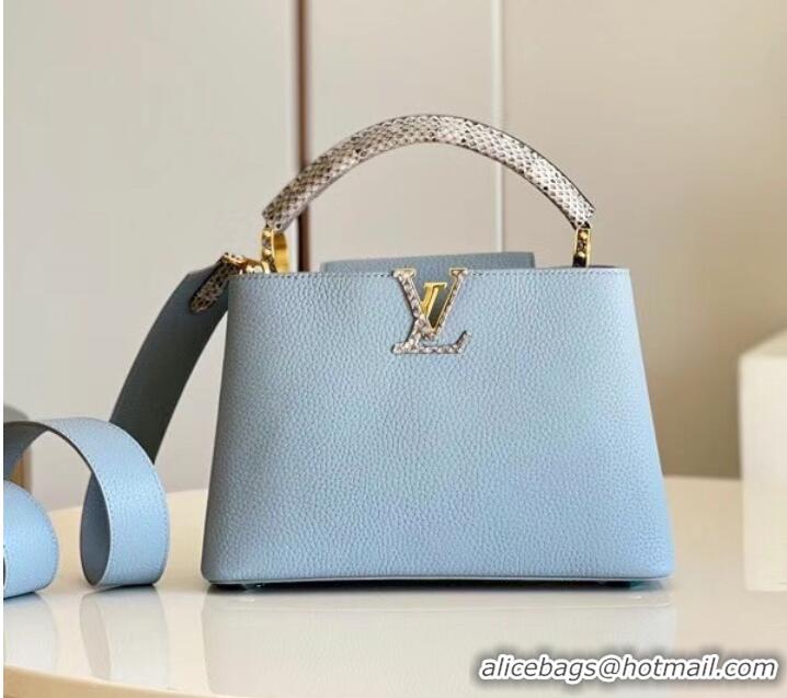 New Style Louis Vuitton CAPUCINES PM M97980 light blue