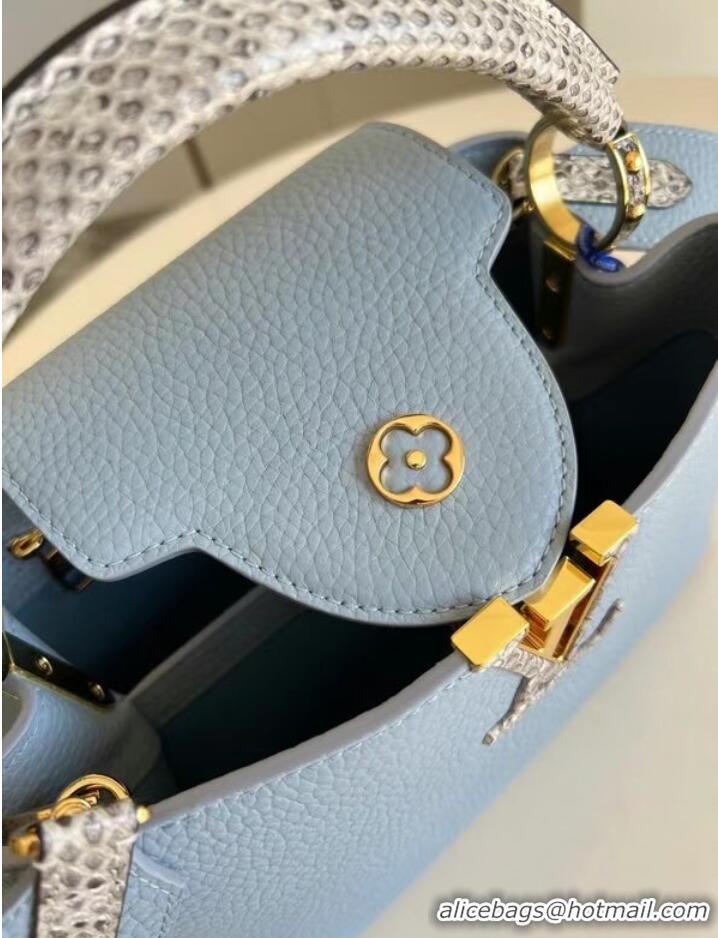 New Style Louis Vuitton CAPUCINES PM M97980 light blue