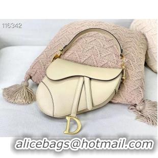 Top Quality Dior SADDLE-TAS VAN KALFSLEER M0446CW Cream