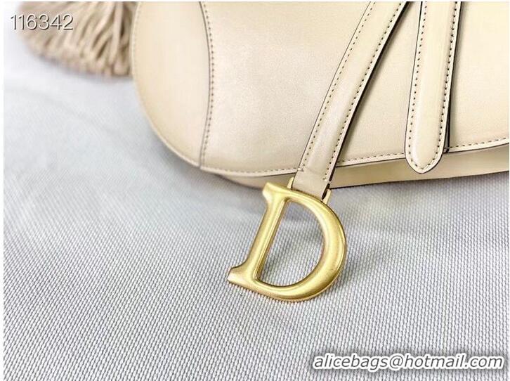 Top Quality Dior SADDLE-TAS VAN KALFSLEER M0446CW Cream