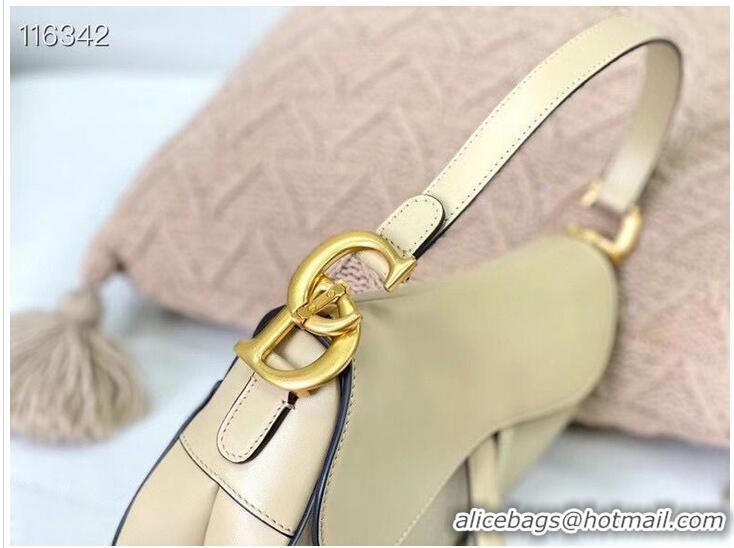 Top Quality Dior SADDLE-TAS VAN KALFSLEER M0446CW Cream