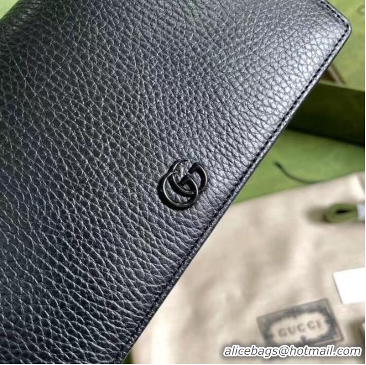 Inexpensive Gucci GG Marmont chain wallet 497985 black