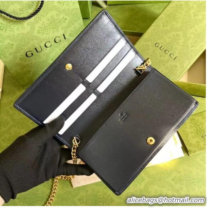 Promotional Gucci Horsebit 1955 chain wallet 621892 brown