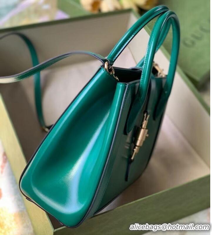 Market Sells Gucci Jackie 1961 medium tote bag 649016 green