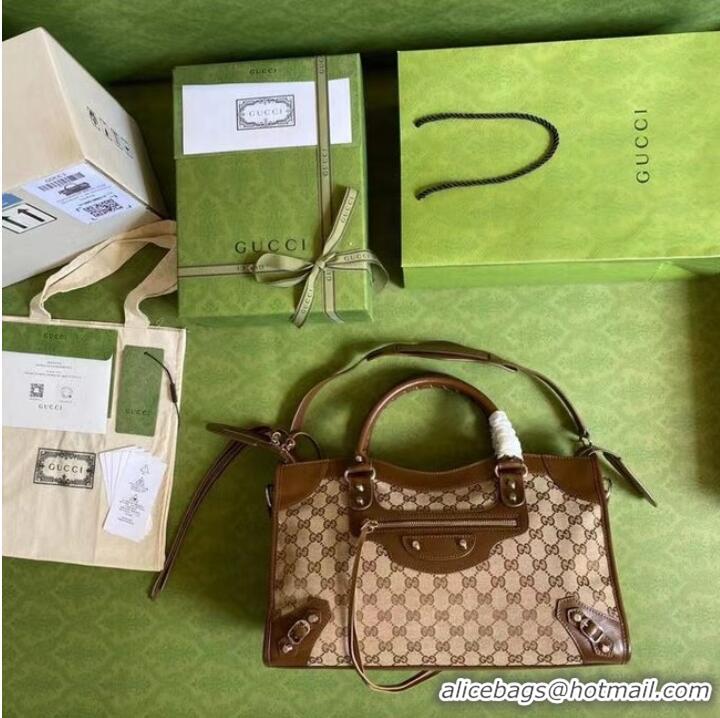 Most Popular Gucci The Hacker Project medium Neo Classic bag 681695 Brown