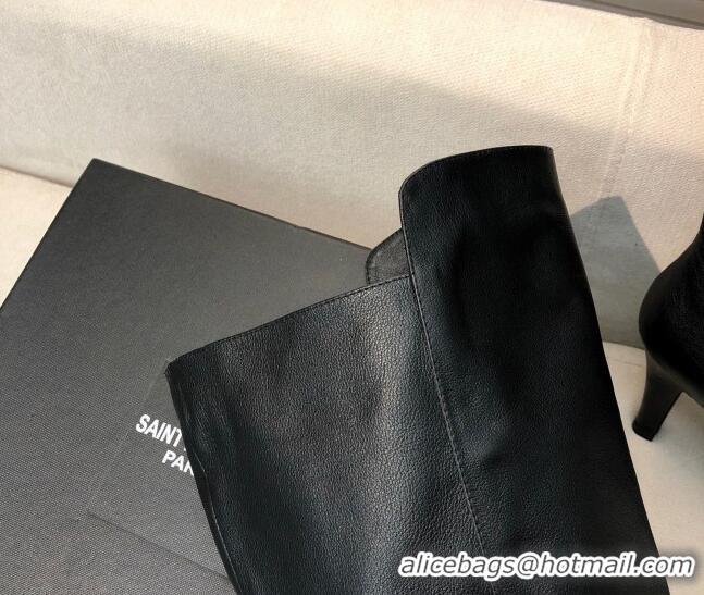 Good Looking Saint Laurent Betty Over-the-knee Boots in Calfskin 123058 Black