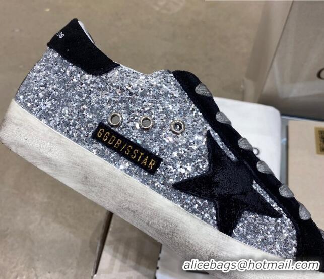 Unique Grade Golden Goose Super-Star Sneakers in Leopard Print Horse Hair with White Star 105052