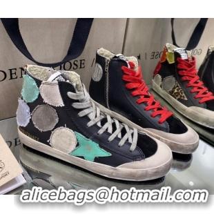 Best Product Golden Goose Dream Maker Collection Francy Penstar Sneakers with Coloured Polka-dot Patches 105046