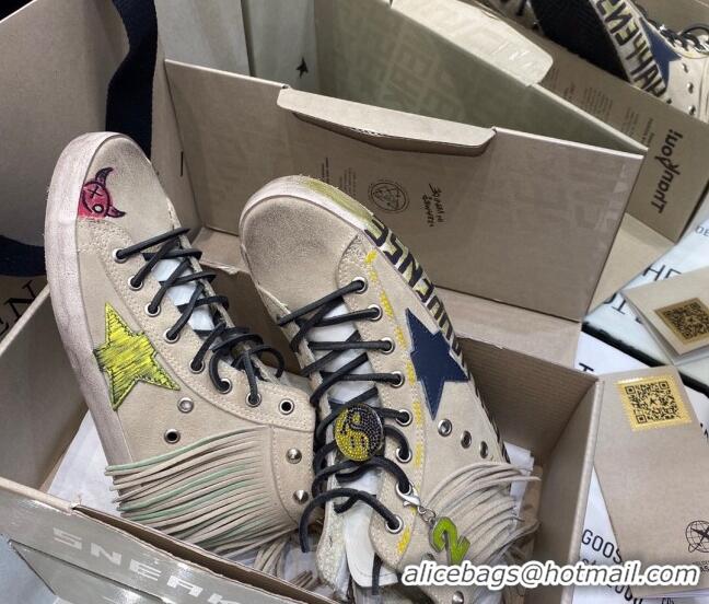 Purchase Golden Goose Dream Maker Collection Francy Penstar Sneakers with Suede Tassels 105047