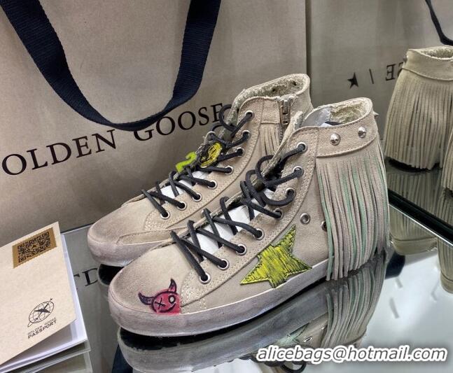 Purchase Golden Goose Dream Maker Collection Francy Penstar Sneakers with Suede Tassels 105047