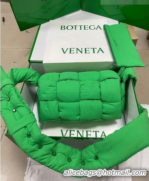 New Discount Bottega Veneta Padded Tech Cassette Crossbody Bag 628951 Parakeet Green 2021