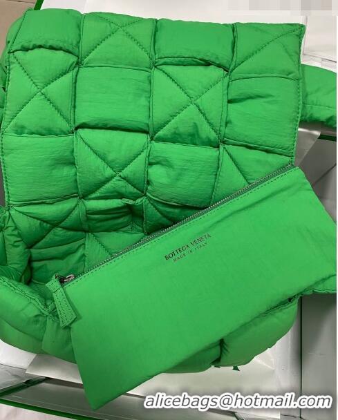 New Discount Bottega Veneta Padded Tech Cassette Crossbody Bag 628951 Parakeet Green 2021