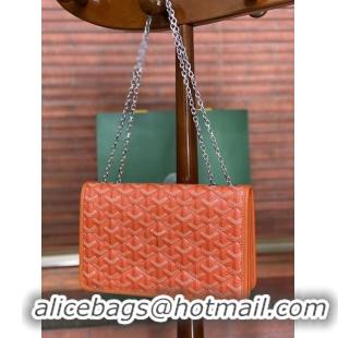 Famous Brand Goyard Alexandre Chain Bag 8948 Orange