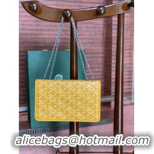 Low Cost Goyard Alexandre Chain Bag 8948 Yellow