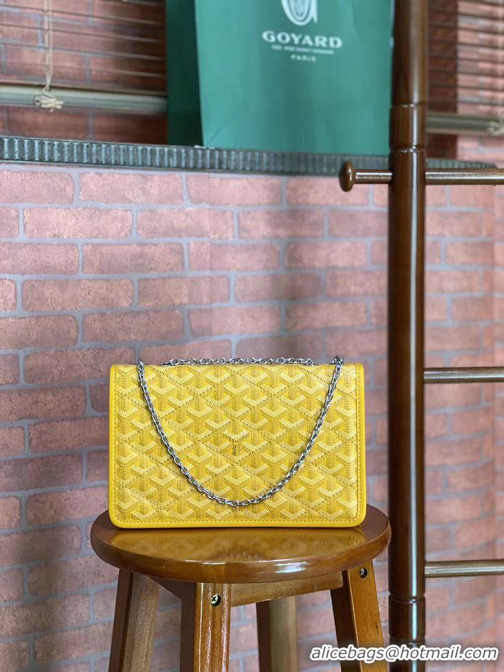 Low Cost Goyard Alexandre Chain Bag 8948 Yellow