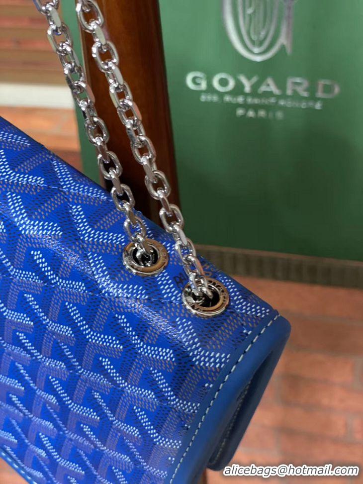 Unique Discount Goyard Alexandre Chain Bag 8948 Light Blue