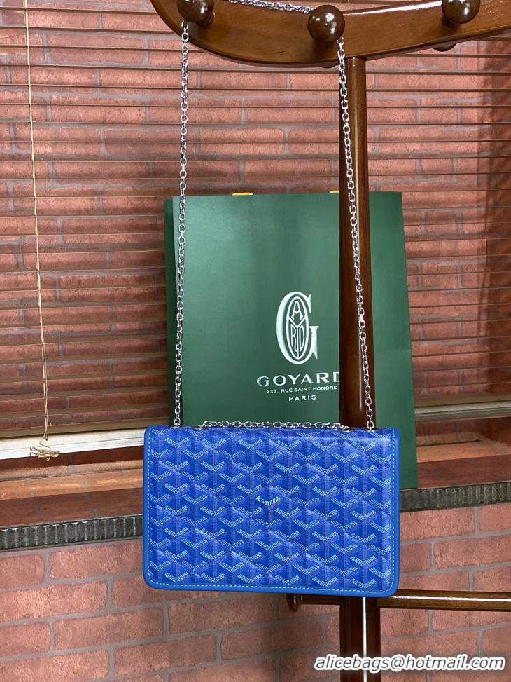 Unique Discount Goyard Alexandre Chain Bag 8948 Light Blue