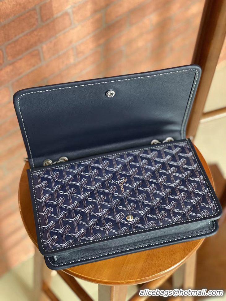 Top Quality Goyard Alexandre Chain Bag 8948 Navy Blue