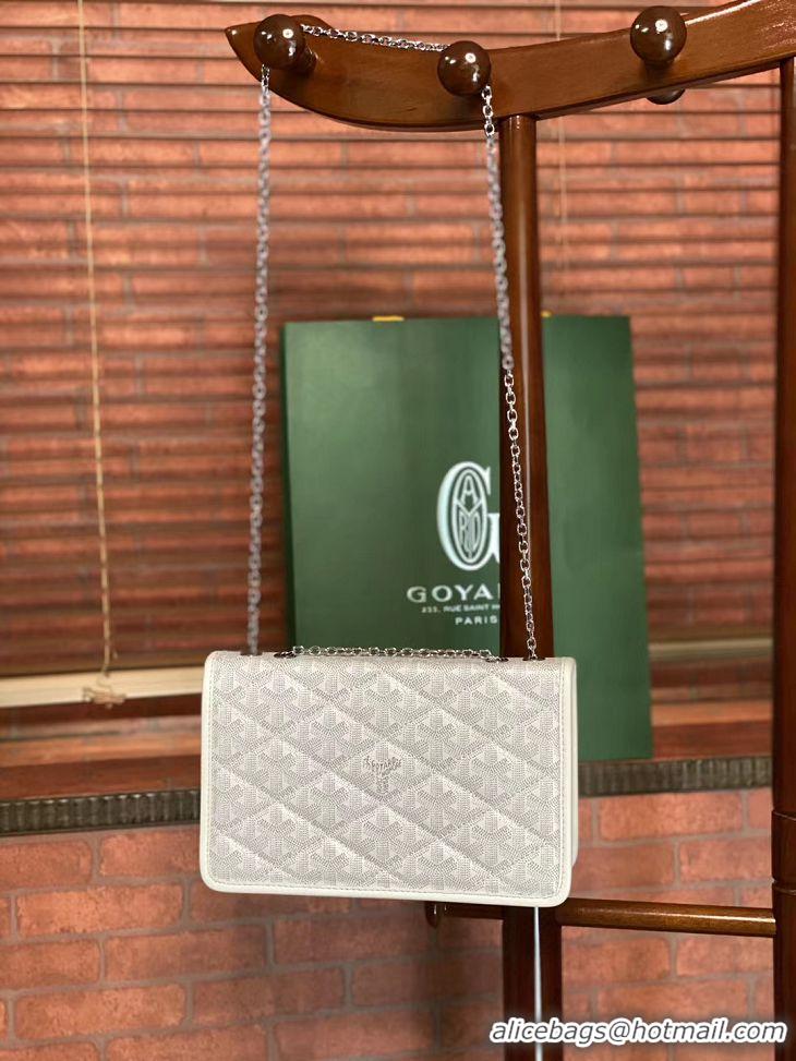 Buy Pretty Style Goyard Alexandre Chain Bag 8948 White