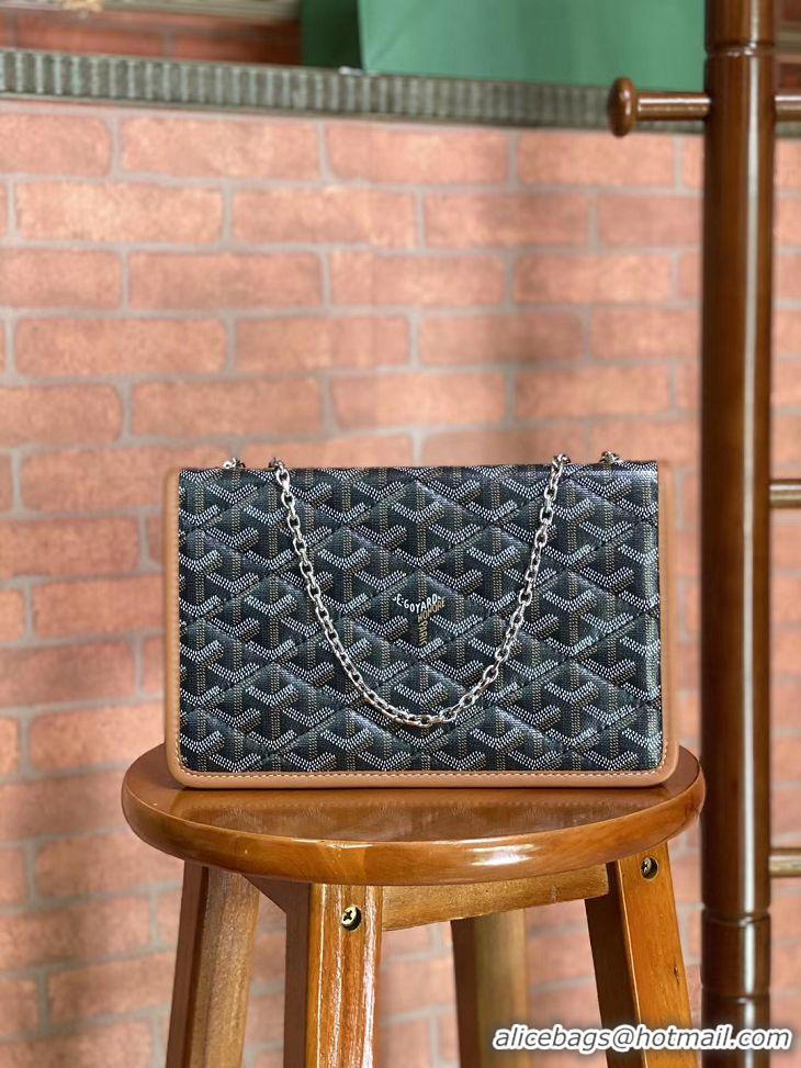 Original Cheap Goyard Alexandre Chain Bag 8948 Black And Tan