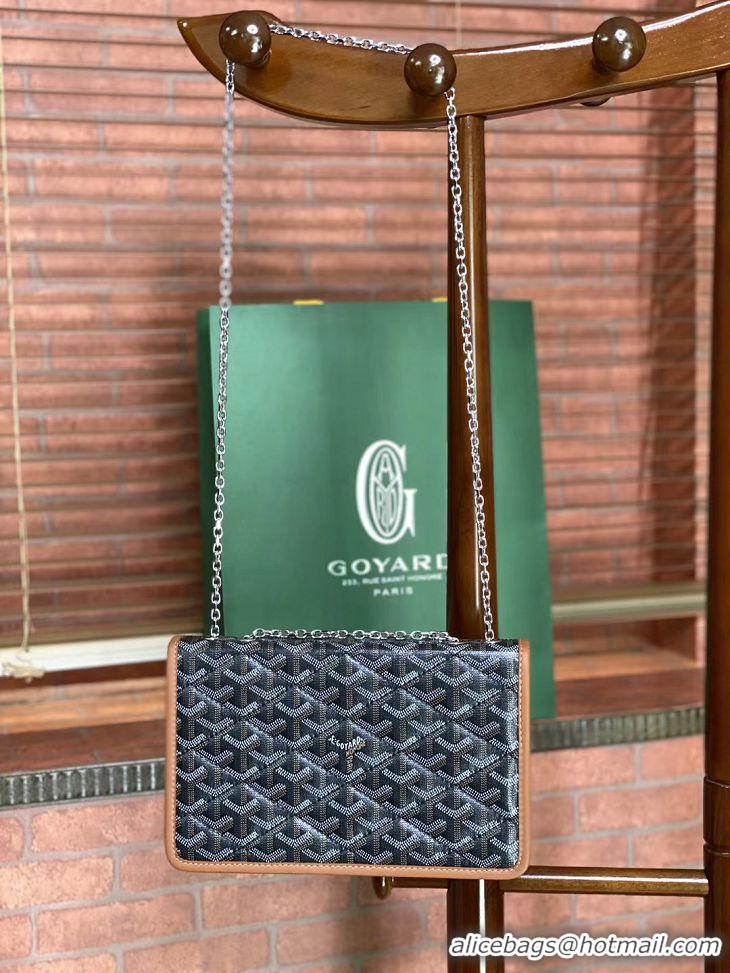 Original Cheap Goyard Alexandre Chain Bag 8948 Black And Tan