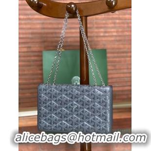 Buy New Cheap Goyard Alexandre Chain Bag 8948 Dark Grey