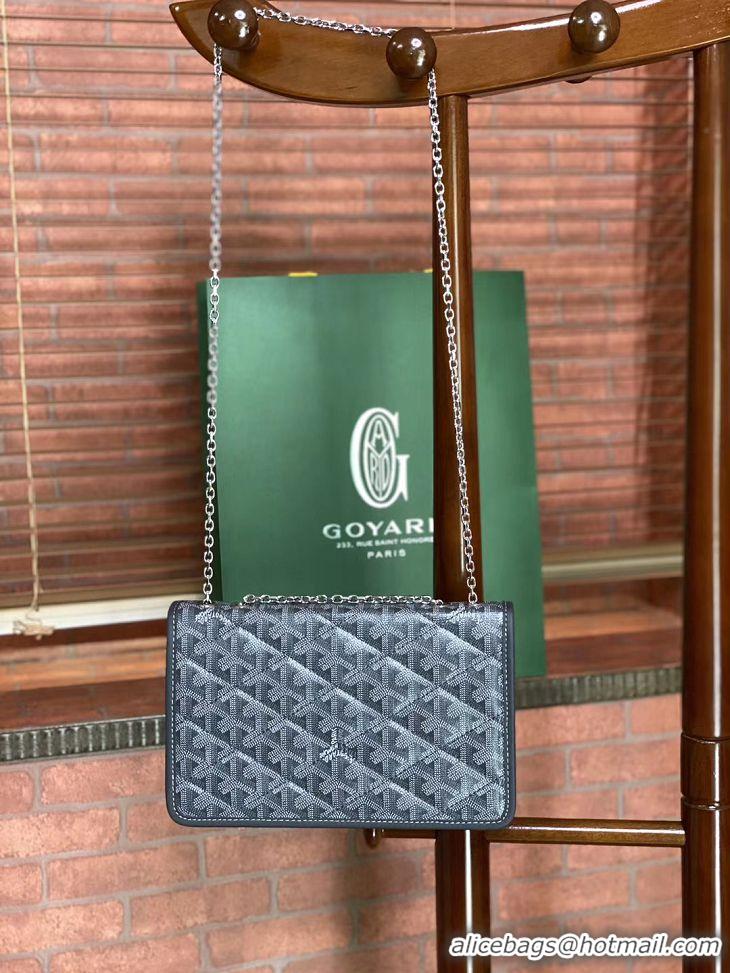 Buy New Cheap Goyard Alexandre Chain Bag 8948 Dark Grey