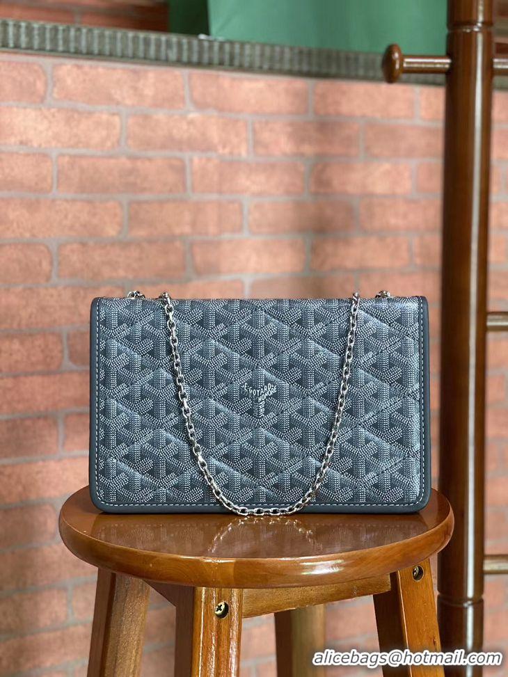 Buy New Cheap Goyard Alexandre Chain Bag 8948 Dark Grey