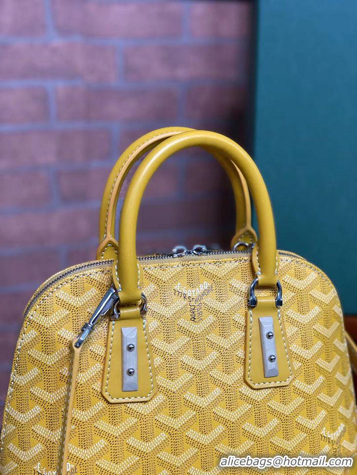 Grade Stylish Goyard Vendome Top Handle Bag 2390 Yellow