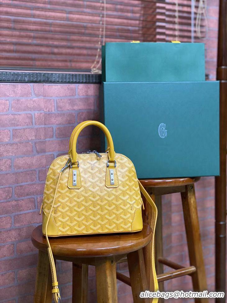 Grade Stylish Goyard Vendome Top Handle Bag 2390 Yellow