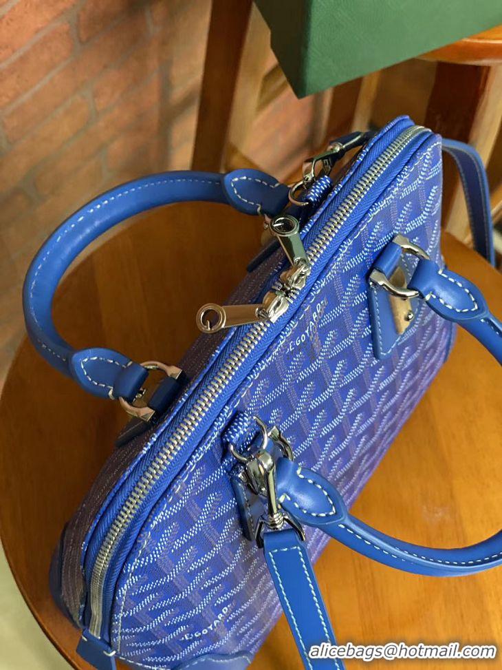 Well Crafted Goyard Vendome Top Handle Bag 2390 Light Blue