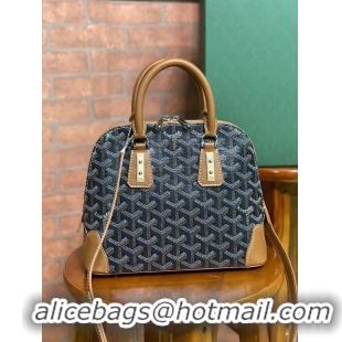 Good Taste Goyard Vendome Top Handle Bag 2390 Black And Tan